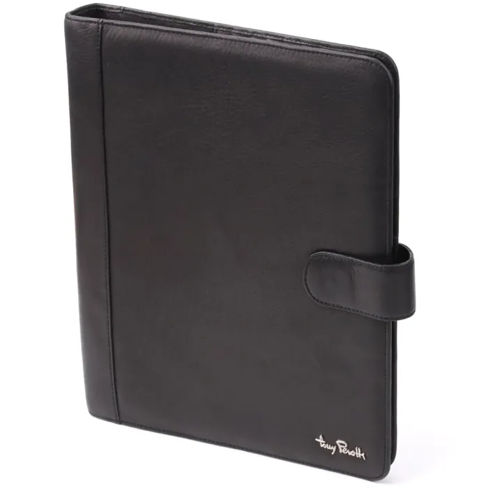 Діловий органайзер із зернистої натуральної шкіри Tony Perotti 20840_1 (2283 nero) Чорний
