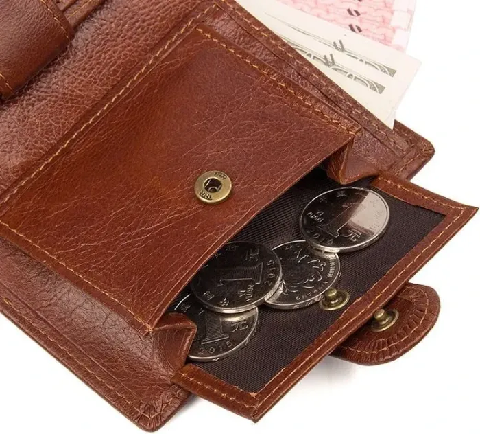 Гаманець чоловічий Vintage 14496 Коричневий