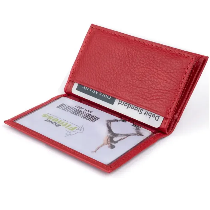 Візитниця-книжка ST Leather 19214 Червона