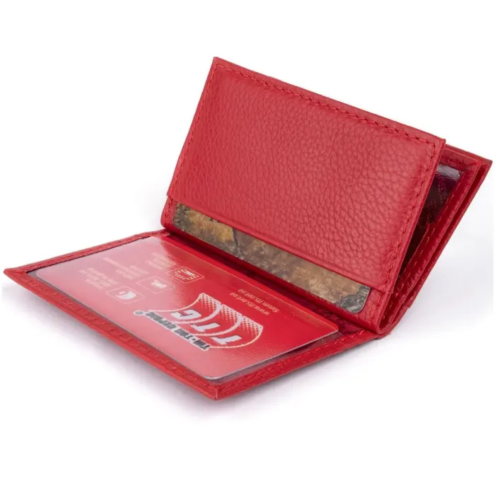 Візитниця-книжка ST Leather 19214 Червона