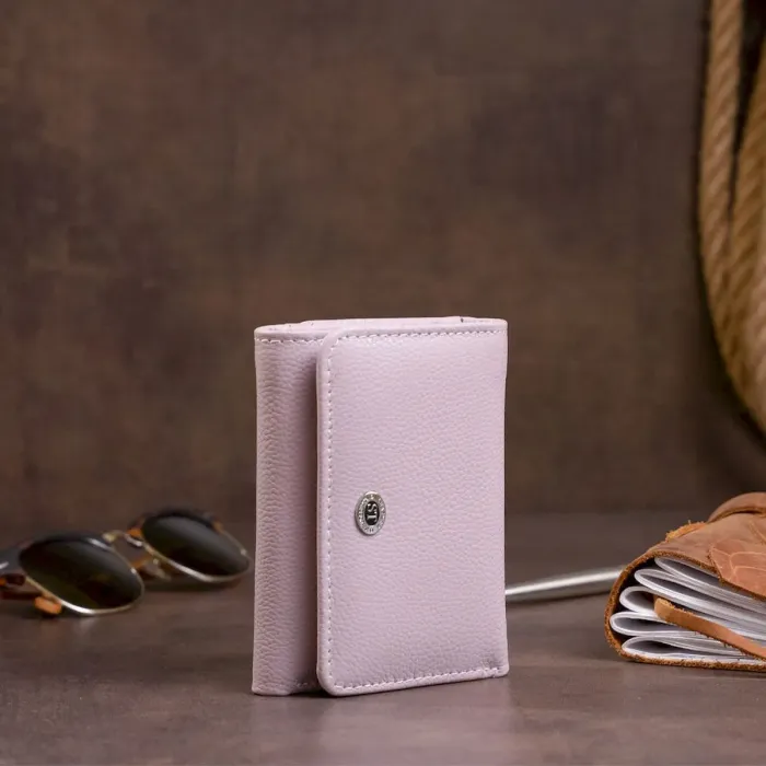 Компактний жіночий гаманець ST Leather 19254 Ліловий