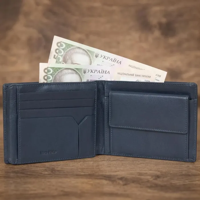 Чоловіче портмоне Tony Perotti Cortina 5036 (90211) Темно-синє