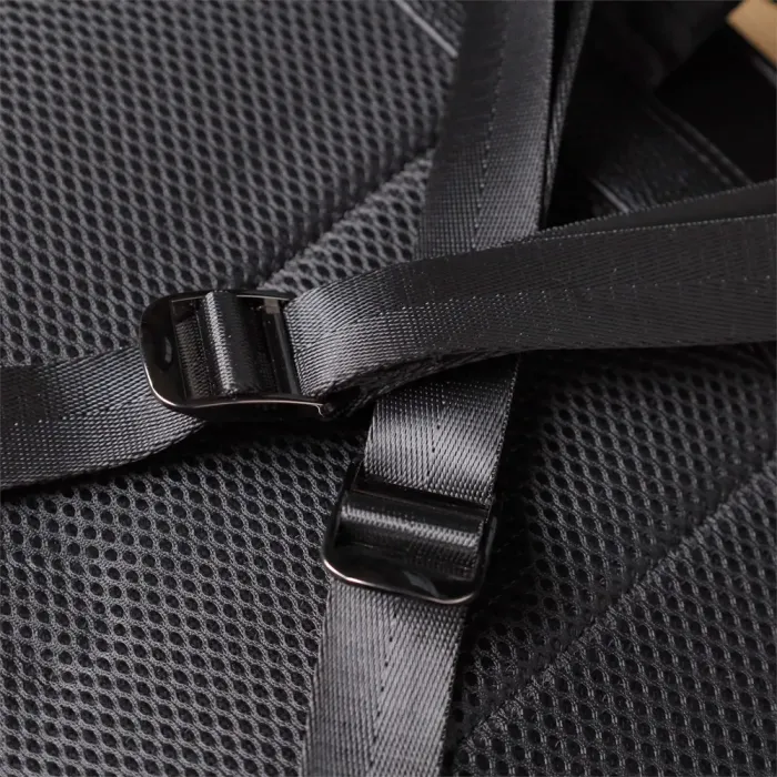 Зручний чоловічий рюкзак з натуральної шкіри Vintage 23052 Чорний