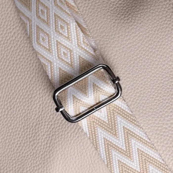 Повсякденна плечова сумка з натуральної шкіри Vintage 22915 Білий