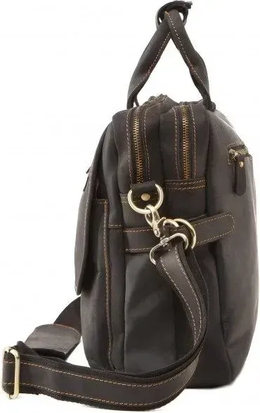 Сумка Vintage 14571 із вінтажної шкіри Коричнева