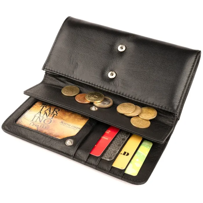 Гаманець шкіряний жіночий ST Leather 19284 Чорний