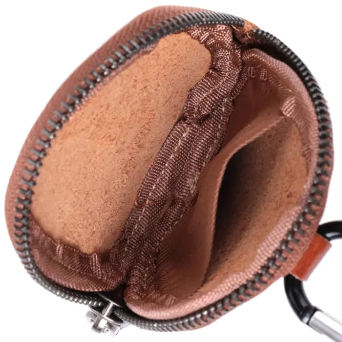 Компактний гаманець для монет із натуральної шкіри Vintage 15080 Коричневий