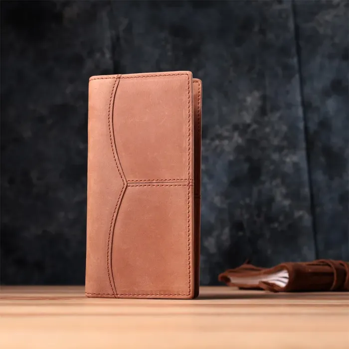 Гаманець унісекс у вінтажній натуральній шкірі 22853 Vintage Рудий