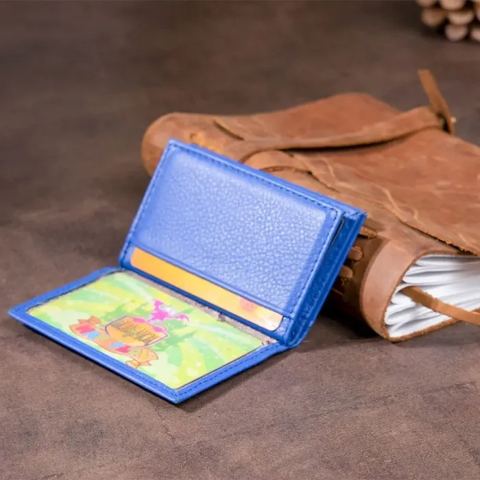 Візитниця-книжка ST Leather 19219 Синя