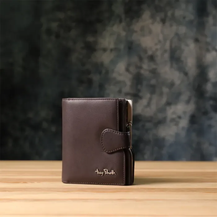 Місткий жіночий вертикальний гаманець з натуральної шкіри Tony Perotti 20841_1 (2656 moro) Коричневий