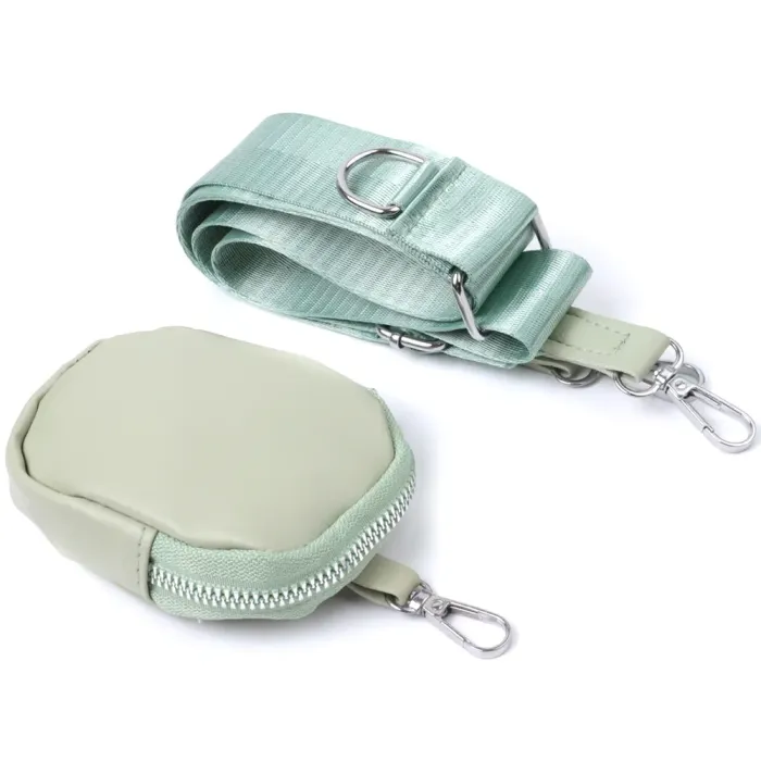 Стильна жіноча сумка крос-боді з монетницею з екошкіри Vintage 22797 Фісташковий