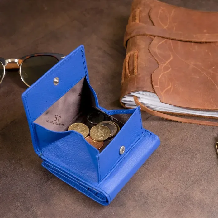 Компактный кошелек женский ST Leather 19263 Синий