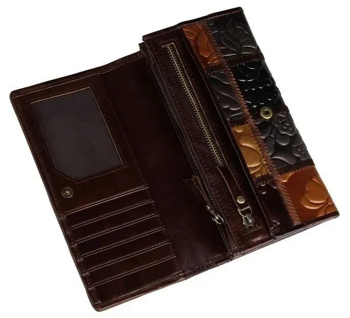 Гаманець жіночий Vintage 14350 шкіра Коричневий