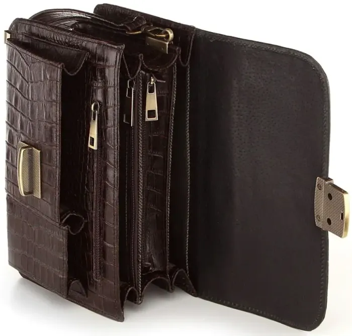 Барсетка SHVIGEL 00374 Коричнева