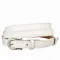 Пояс кожаный MAYBIK 15241 Молочный