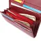 Елегантний гаманець для жінок з монетницею із натуральної шкіри ST Leather 23107 Бордовий