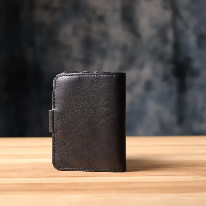 Місткий картхолдер із натуральної шкіри Tony Perotti 20899_1 (3796 nero) Чорний