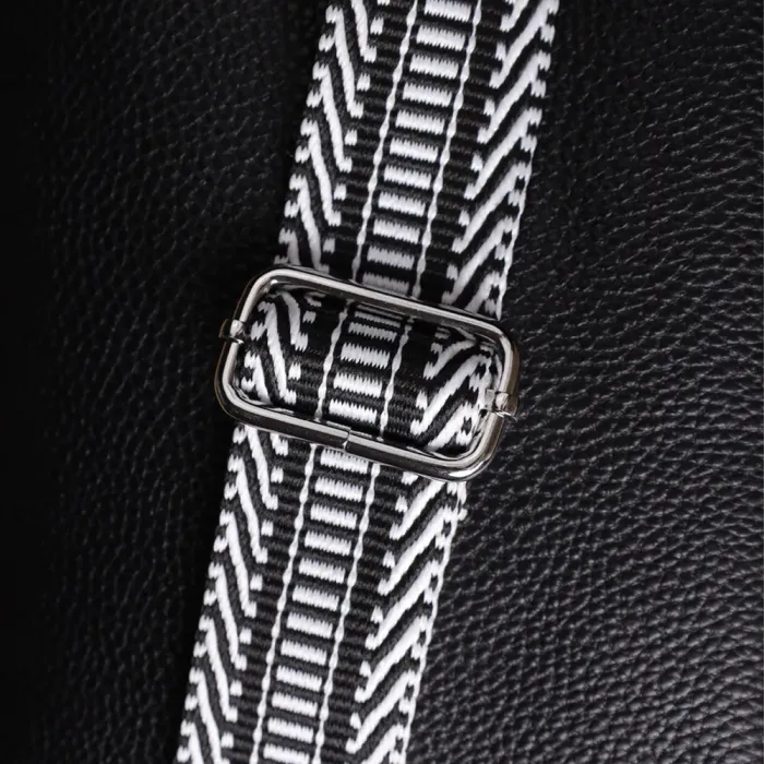 Жіноча сумка на два відділення з натуральної шкіри Vintage 22919 Чорний