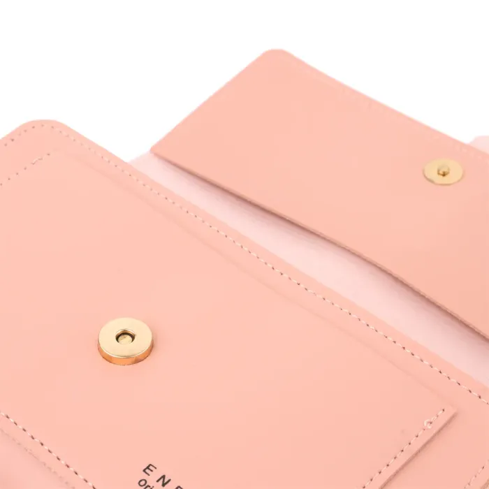 Жіночий клатч на плече з екошкіри Vintage 15144 Рожевий