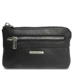 Ключниця Tony Perotti New Contatto з натуральної шкіри 359L nero (90418) Чорна