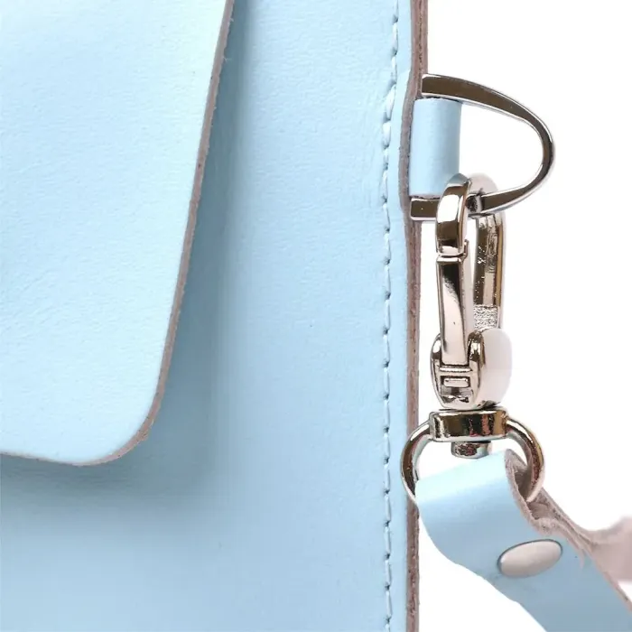 Шкіряна жіноча тревел-косметичка Shvigel 16424 Синій