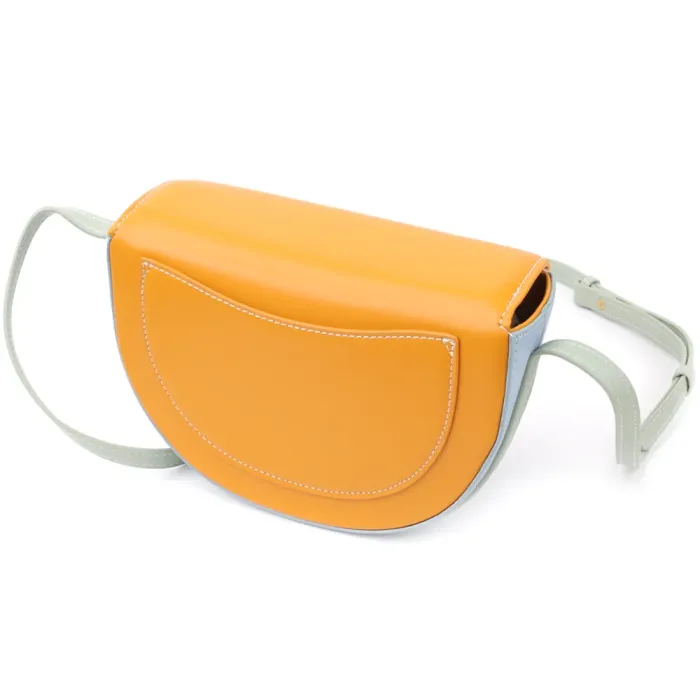 Оригінальна жіноча сумка з якісної екошкіри Vintage 15127 Різнокольоровий