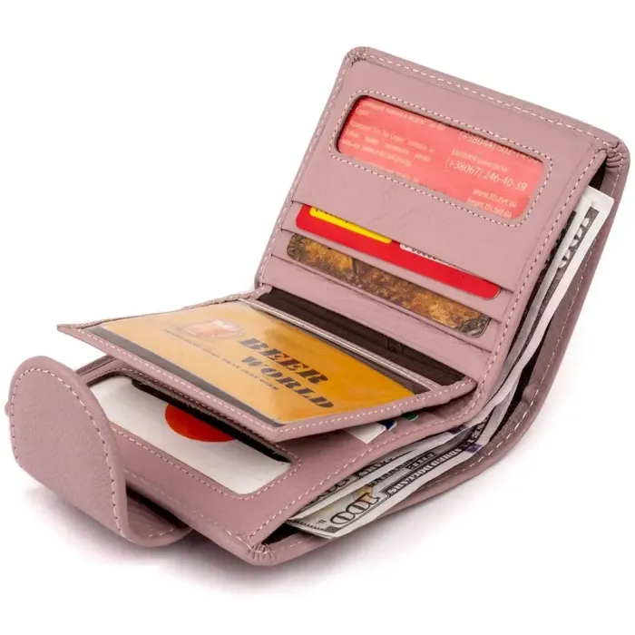 Маленький гаманець з монетницею позаду жіночий ST Leather 19266