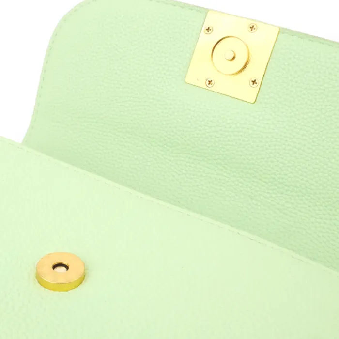 Напівкругла жіноча сумка з екошкіри Vintage 15148 Салатовий