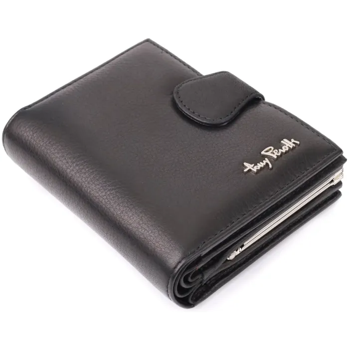 Стильний жіночий вертикальний гаманець з натуральної шкіри Tony Perotti 20842_1 (2656 nero) Чорний