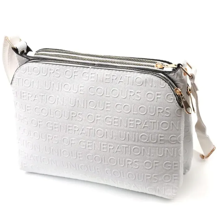 Красива сумка жіноча з еко-шкіри Vintage 18700 Білий