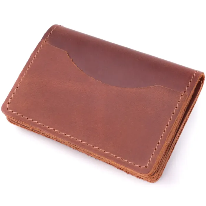 Стильна обкладинка на автодокументи у вінтажній шкірі GRANDE PELLE 22874 Світло-коричнева