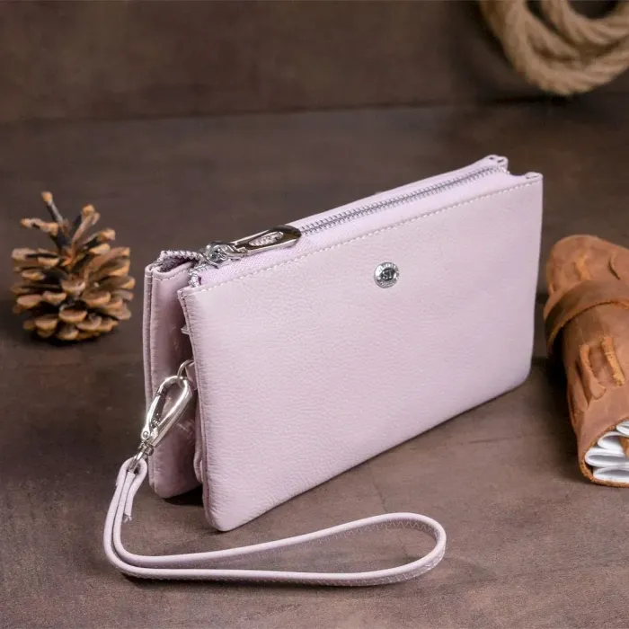 Місткий клатч на два відділення жіночий ST Leather 19247