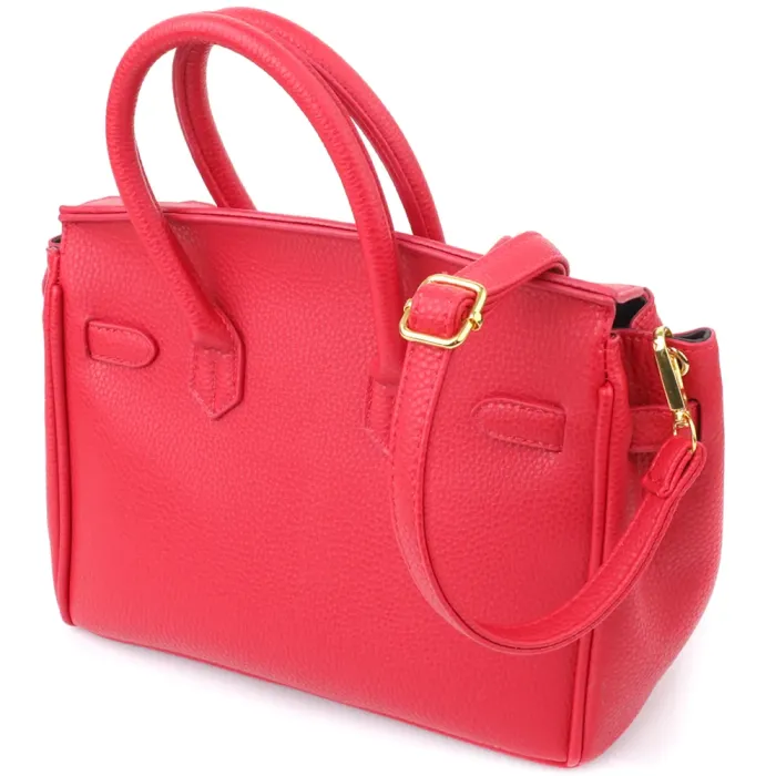 Стильна жіноча сумка з екошкіри Vintage 15153 Червоний