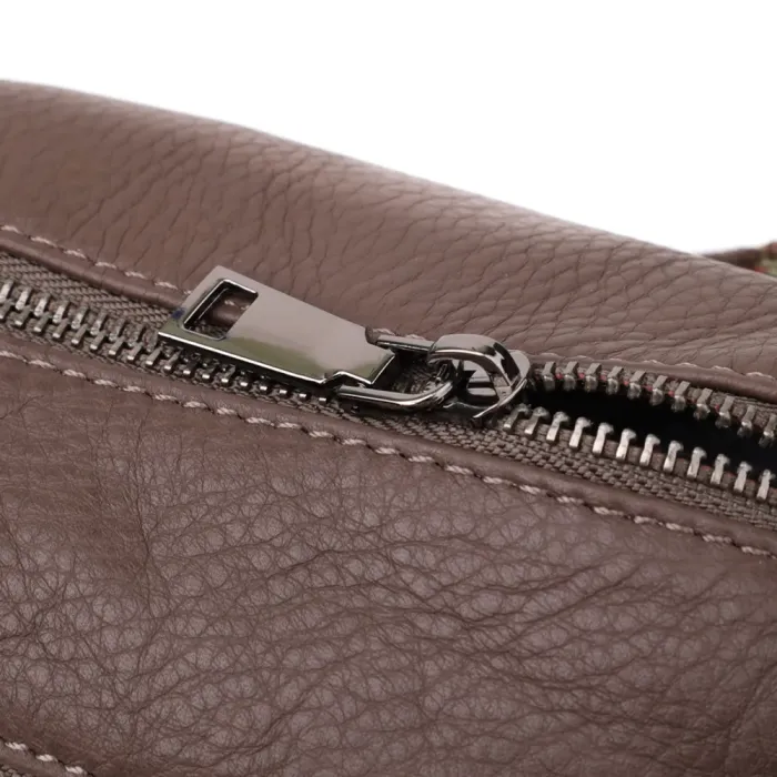 Практична жіноча сумка на плече із натуральної шкіри Vintage 23003 Коричневий