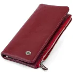 Вертикальний гаманець жіночий ST Leather 19204 Бордовий