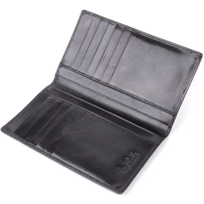 Гаманець для чоловіків із глянсової натуральної шкіри Tony Perotti 20889_1 (1438 nero) Чорний