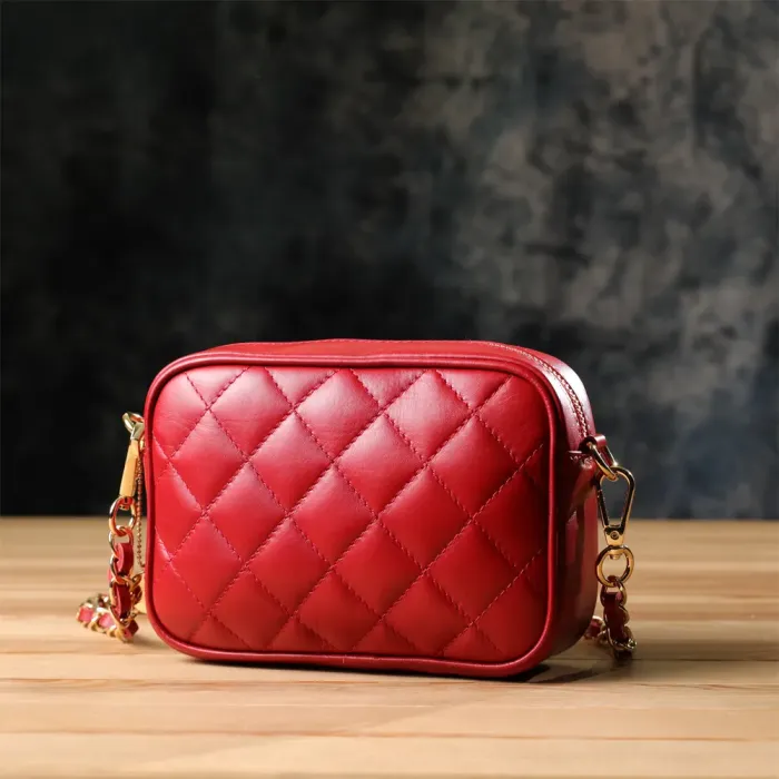 Стильна сумка з натуральної шкіри Tony Perotti 20838_1 (CA006-01DR dk red) Червоний