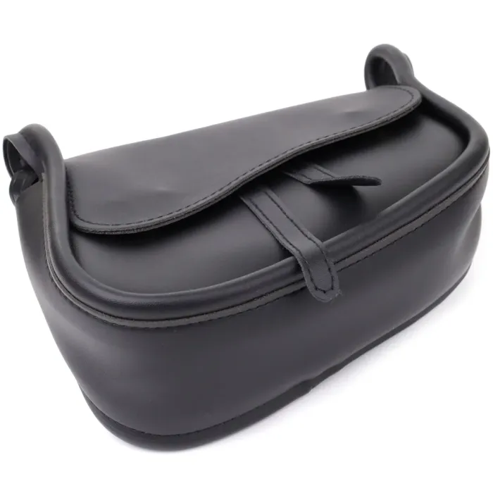Жіноча сумка сідло з якісної екошкіри Vintage 15128 Чорний