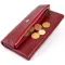 Клатч конверт з кишенею для мобільного шкіряний ST Leather 19273 Бордовий