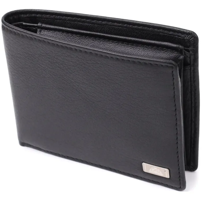 Зручний чоловічий гаманець без застібки з натуральної шкіри Tony Perotti 20843_1 (534+rfid nero) Чорний