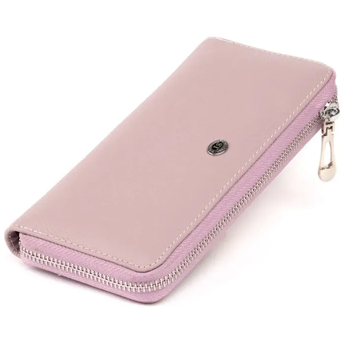 Клатч шкіряний жіночий ST Leather 19282 Ліловий