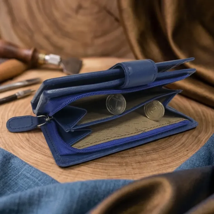 Жіночий гаманець Tony Perotti New Rainbow 1654 bluette (90090) Синій