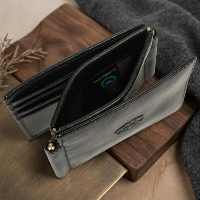 Портмоне Tony Perotti Italico 1717 nero (90604) Чорне