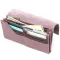 Чудовий шкіряний жіночий гаманець Grande Pelle 11577 Рожевий