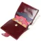 Женское глянцевое кожаное портмоне Shvigel 16484 Бордовый