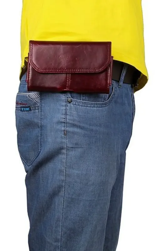 Чохол для смартфона Vintage 14299 Шкіряний Бордовий