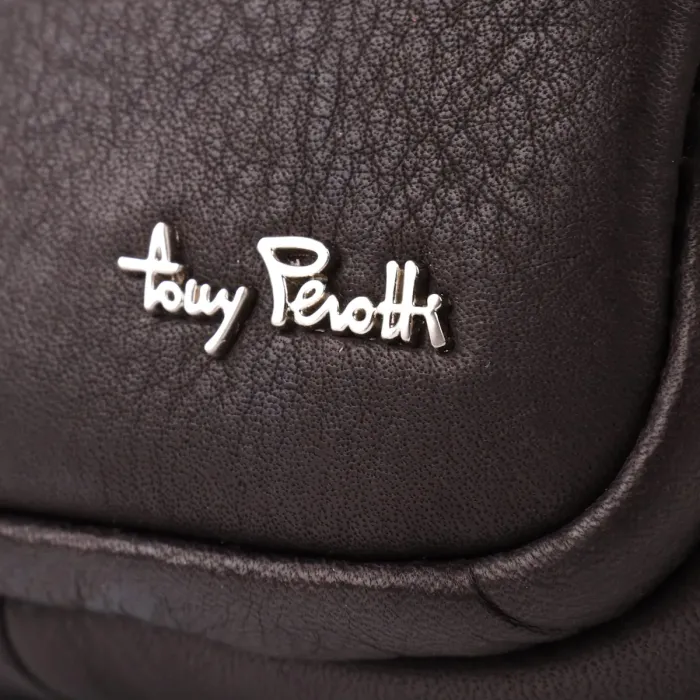 Невелика сумка з матової зернистої натуральної шкіри Tony Perotti 208767_1 (9150-14 moro) Чорний