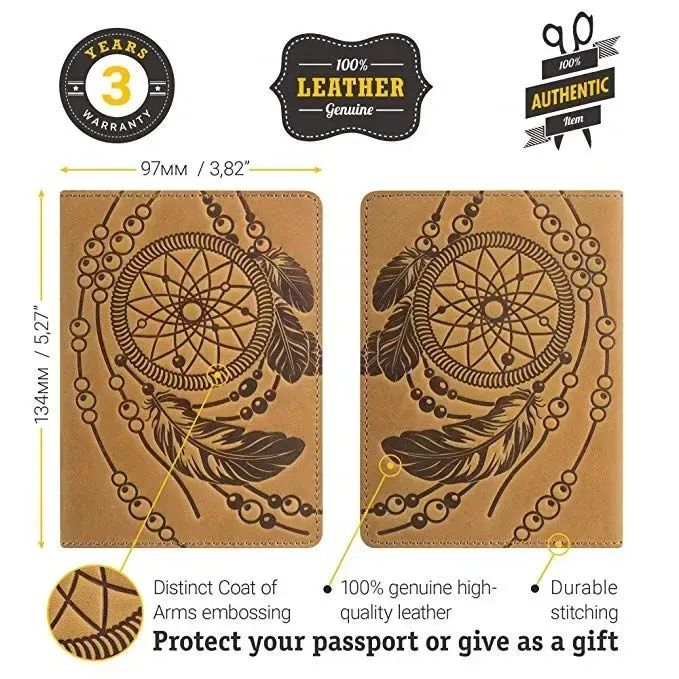 Обкладинка на паспорт SHVIGEL 15303 Жовта