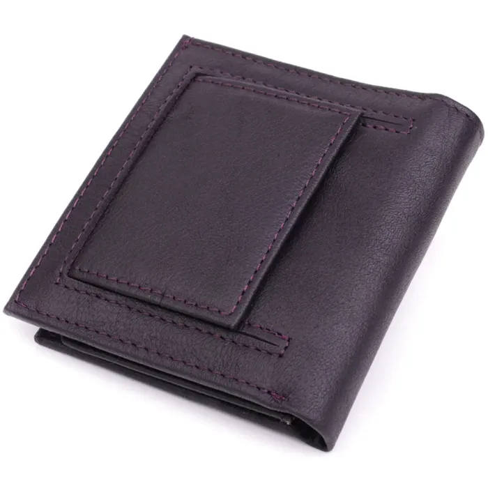 Компактний жіночий гаманець із натуральної шкіри ST Leather 22855 Коричневий