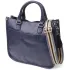 Ділова жіноча сумка з екошкіри Vintage 15132 Синій